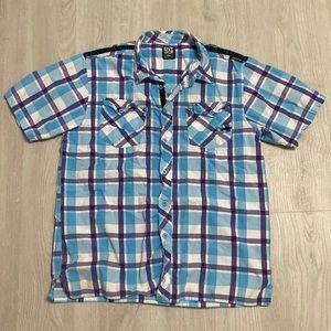 🔥BUNDLESALE Mens XL Enyce button down 100% cotton shirt